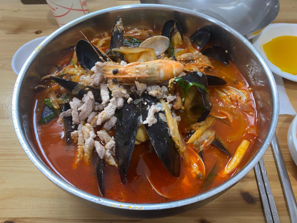 「チャンポン(10,000ウォン)」@복성루の写真