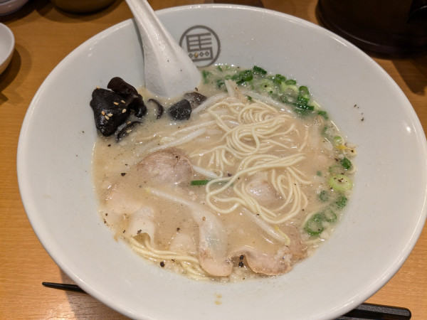 「白うま＋ランチD」@麺屋台 我馬 広島駅北口店の写真