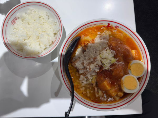 「五目蒙古タンメン　背脂　ごはん」@蒙古タンメン 中本 錦糸町店の写真