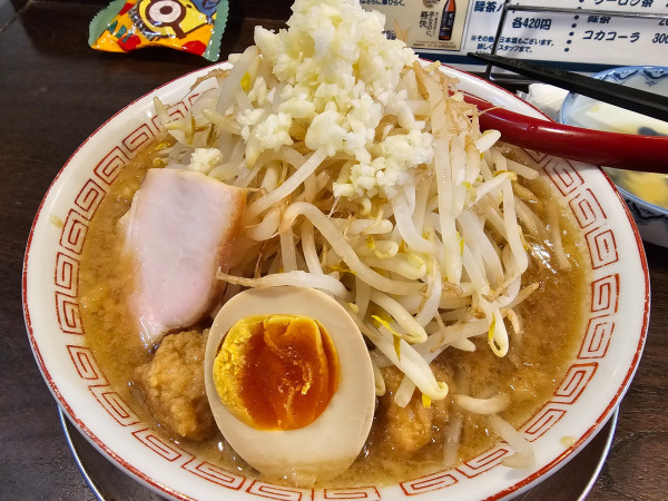「ポチ二郎（二郎系豚骨醤油そば）」@立ち呑み居酒屋 金町製麺の写真