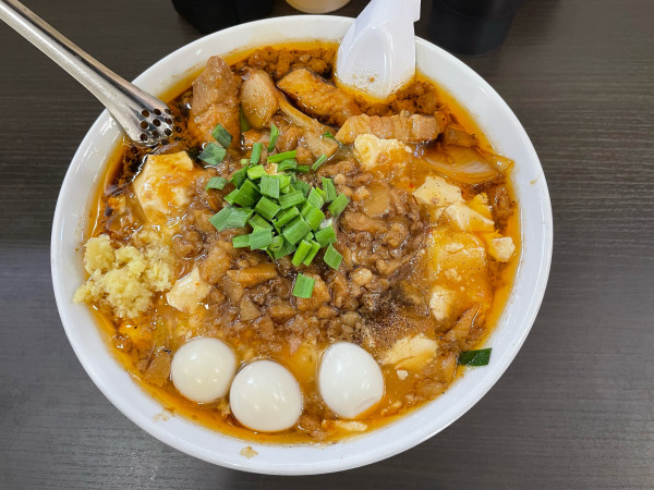 「笑点スタ満¥1,050」@元祖スタミナ満点らーめんすず鬼 狭山ヶ丘分店の写真