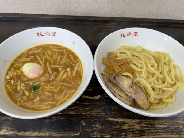 「みそつけ麺（1000円）」@純情屋 新家町店の写真
