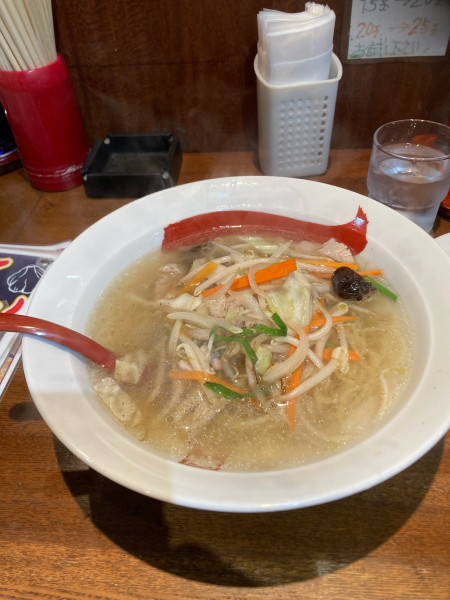 「野菜塩ラーメン」@ラーメン&らーめん 一代元 勝田店の写真