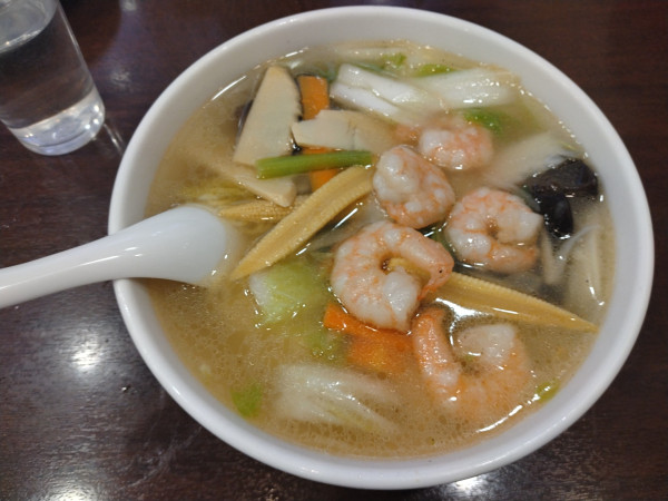 「海老そば¥1100-その他+ビール他」@中華 成喜の写真