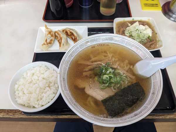 「Wセット　1350円」@北むら食堂の写真
