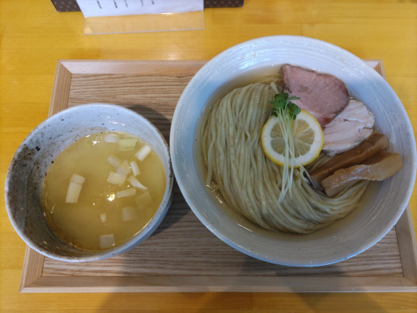 「昆布水つけ麺（塩）」@BABA NOODLE HOUSEの写真
