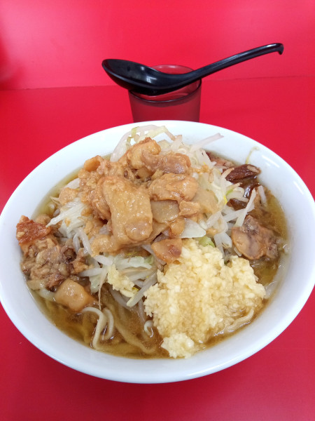 「半分900円NA」@ラーメン二郎 柏店の写真