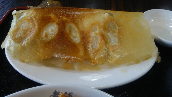 「定食 餃子（5個）＋唐揚げ（3個） 980円」@中国家庭料理 老舗 水道橋店の写真