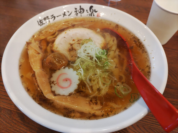 「うめラーメン 930円」@佐野ラーメン 神楽の写真