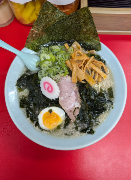 「ワカメラーメン」@ラーメンショップ 結城東店の写真