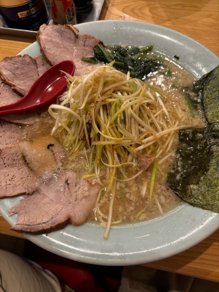 「ネギチャーシュー　中」@ラーメンショップ 椿 牛久店の写真