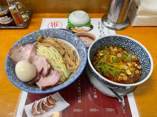 「特製旨辛ゆずつけ麺」@らーめん逆流の写真