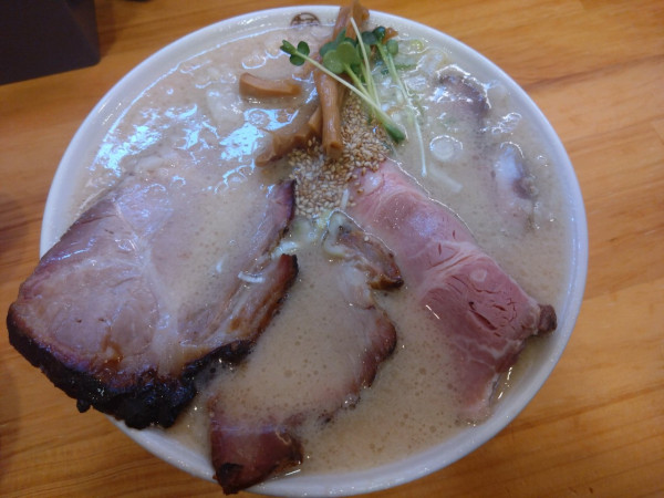 「ごまらーめん こってり チャーシュー2種盛り」@一乃胡の写真