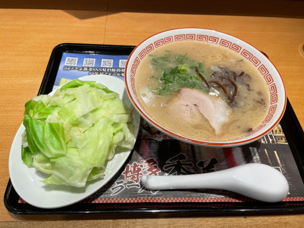 「博多ラーメン香美（すっきり）」@らあめん花月嵐 川越バイパス店の写真