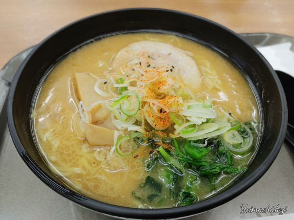 「信州味噌のラーメン(930円)」@東部湯の丸サービスエリア(上)の写真