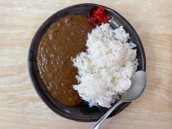「ミニカレー」@直ちゃんラーメンの写真
