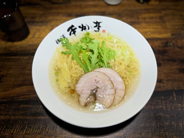 「本丸塩ら〜麺 1000円」@本丸亭 市ヶ谷店の写真