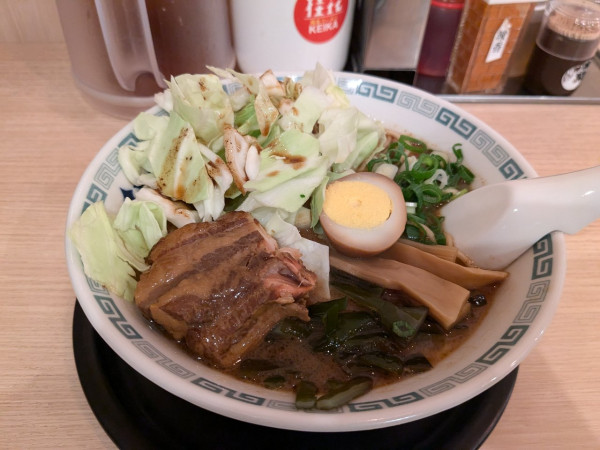 「シングル太肉麺1100円」@桂花ラーメン 池袋東口店の写真