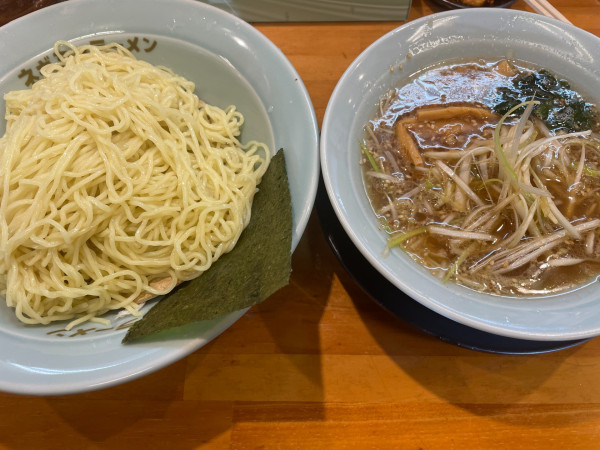 「ネギつけ麺（味薄目）・並：890円」@ラーメンショップ椿 二本松店の写真