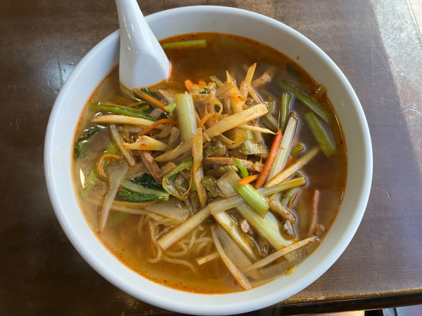 「辛いザーサイソバ」@林華苑の写真