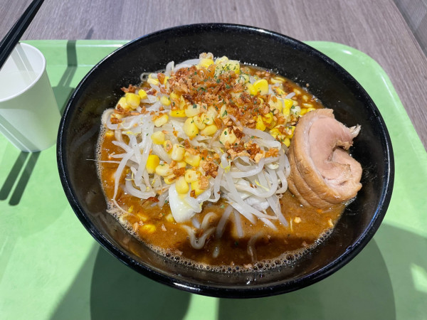 「ガリバタ味噌コーンラーメン」@ジャンクガレッジ イオンタウンふじみ野店の写真