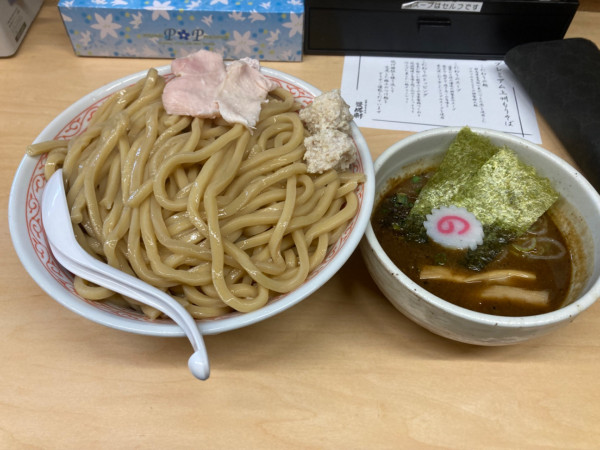 「プレミアム上州もりそば大盛り+大盛り（99円定期券+クーポン」@景勝軒 太田店の写真