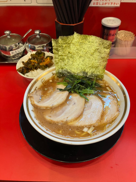 「煮豚チャーシュー麺　ライス✖️3」@大輝家直系 麺屋 旭の写真