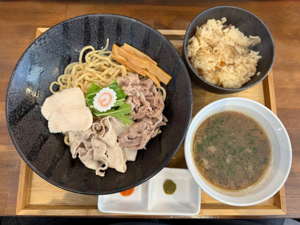 「周年記念限定つけ麺セット¥2,200円」@らぁめん 麺彩家の写真