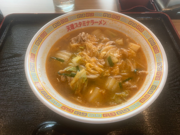 「天理スタミナラーメン 950円」@天理スタミナラーメン 沖縄コンベンションセンター店の写真
