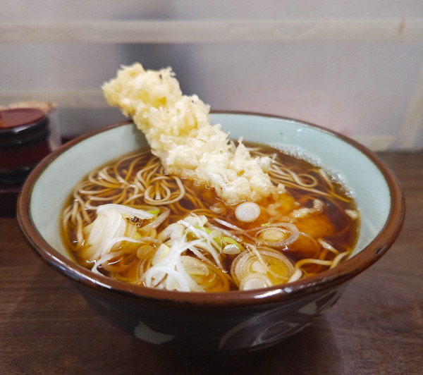 「イカ天そば（570円）」@船堀そば 文殊の写真