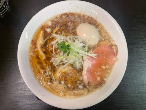 「味玉醤油ラーメン ¥1020 和え玉 ¥300」@らーめん よこ田の写真