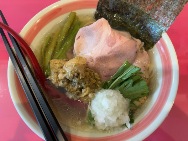 「戦慄の蛤煮干らぁめん(塩対応)」@ハイデンコッコFACTORY 戦慄のワコマチカの写真