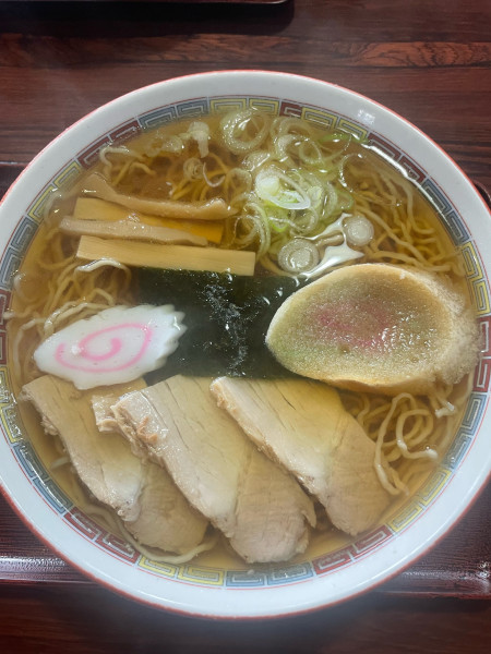 「中盛り中華そば」@名代三角そばやの写真