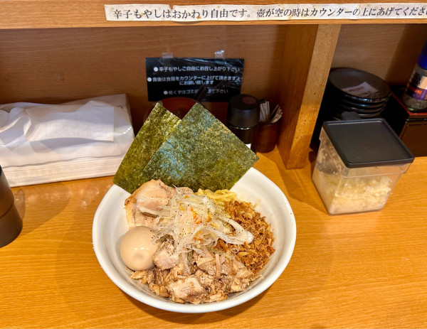 「特製味噌まぜそば」@らーめん蓮 三軒茶屋店の写真
