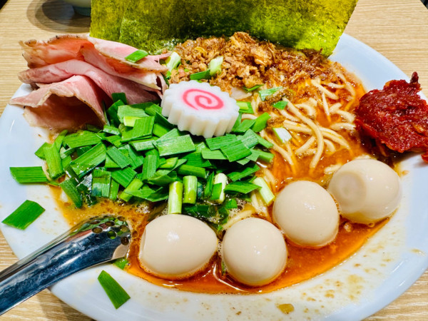 「【限定】あん肝味噌ラーメン【1300円】」@一番だしラーメン しんせんの写真