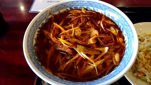 「ネギチャーシューメン（ランチセット８５０円）」@餃子酒場の写真