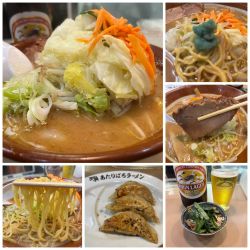 味噌ラーメン850円野菜100円餃子200円ビール550円