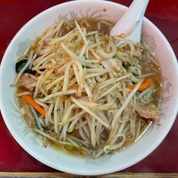 もやしラーメン 半チャーハンセット ¥1300