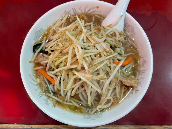 「もやしラーメン 半チャーハンセット ¥1300」@喜久の写真