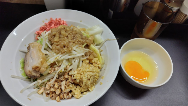 「令6·11·14ギャングまぜそば150g(900円)」@豚ギャング 町田店の写真