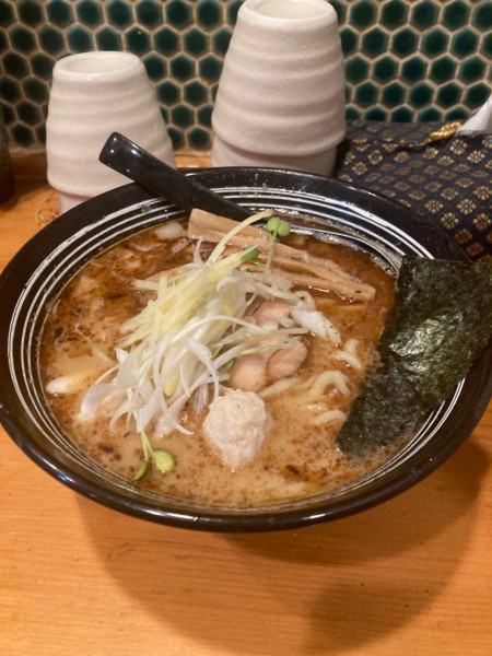 「鮮魚かつお麺 950円」@鮮魚鶏出汁麺 沢むらの写真