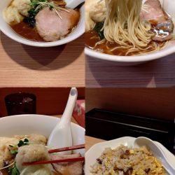 『正油わんたんらぁめん+半炒飯(￥1150+400)』