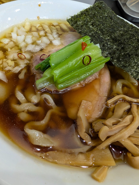 「禿醤油らーめん」@自家製手打ち麺 禿の写真