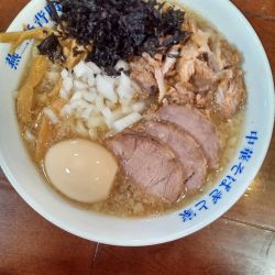 特製背脂煮干しそば