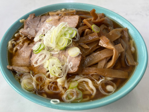 「メンマラーメン(大)」@秀来軒の写真