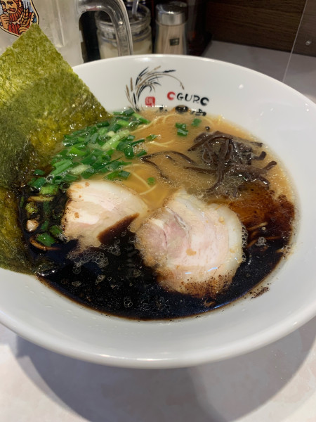 「こがしニンニク黒ラーメン」@麺や 小黒家の写真