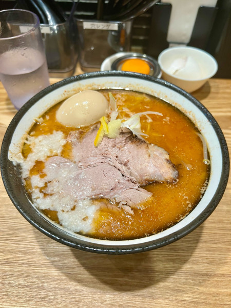 「熟成味噌らーめん味玉」@浅草 熟成味噌らーめん のりあき・美々の写真