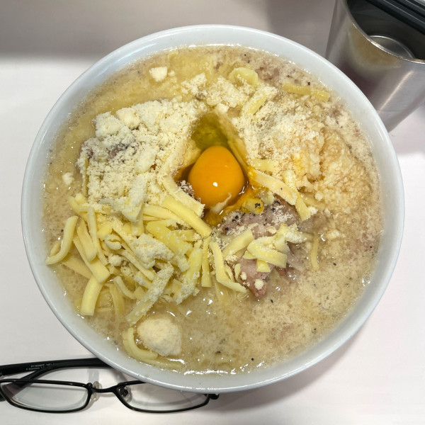 「カルボラーメン並盛」@ハイパーファットンの写真