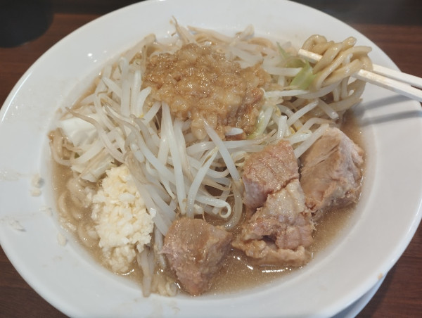 「小ラーメン(200g)(950)」@ラーメン三ツ勝の写真