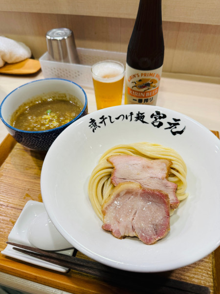 「極濃煮干しつけ麺」@煮干しつけ麺 宮元の写真